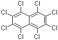 structure of CAS# 2234-13-1, Octachloronaphthalene