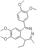 structure of CAS# 22345-47-7, 托非索泮