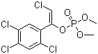 CAS 登录号：22350-76-1, 杀虫畏, 杀虫威, (E)-2-氯-1-(2,4,5-三氯苯基)乙烯基二甲基磷酸酯