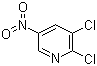 structure of CAS# 22353-40-8, 2,3-二氯-5-硝基吡啶