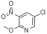 5-Chloro-2-methoxy-3-nitropyridine molecular structure (CAS 22353-52-2)