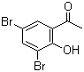 structure of CAS# 22362-66-9, 3',5'-Dibromo-2'-hydroxyacetophenone