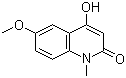 CAS 登录号：223668-09-5, 4-羟基-6-甲氧基-1-甲基-2(1H)-喹啉酮