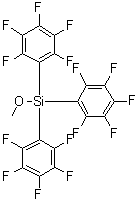 structure of CAS# 223668-78-8, 甲氧基三(五氟苯基)硅烷