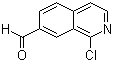 structure of CAS# 223671-53-2, 1-氯异喹啉-7-甲醛