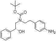 CAS 登录号：223673-36-7, N-[2-(4-氨基苯基)乙基]-N-[(2R)-2-羟基-2-苯基乙基]氨基甲酸叔丁酯