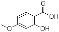 structure of CAS# 2237-36-7, 4-甲氧基水杨酸