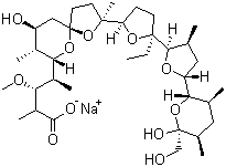 structure of CAS# 22373-78-0, 莫能菌素钠盐