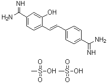 structure of CAS# 223769-64-0, 2-羟芪巴脒二甲烷磺酸盐