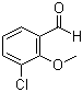 structure of CAS# 223778-54-9, 3-氯-2-甲氧基苯甲醛