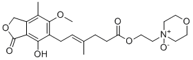 structure of CAS# 224052-51-1, 麦考酚酸莫酯N-氧化物