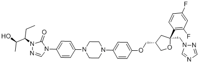 structure of CAS# 2243785-97-7, Posaconazole Enantiomer 1
