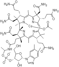 structure of CAS# 22465-48-1, 羟钴胺醋酸盐