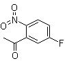 2'-硝基-5'-氟苯乙酮分子结构 (CAS 2250-48-8)