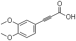 structure of CAS# 22511-06-4, 3,4-二甲氧基苯丙炔酸
