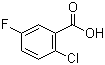 CAS 登录号：2252-50-8, 2-氯-5-氟苯甲酸