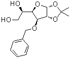 structure of CAS# 22529-61-9, 3-O-苄基-1,2-O-异亚丙基-alpha-D-呋喃葡萄糖
