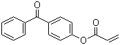 structure of CAS# 22535-49-5, 4-丙烯酰氧基二苯甲酮
