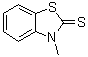 structure of CAS# 2254-94-6, 2,3-二氢-3-甲基-2-苯并噻唑硫酮