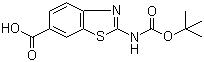 CAS 登录号：225525-50-8, 2-N-叔丁氧基羰基氨基苯并噻唑-6-羧酸