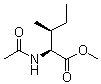 structure of CAS# 2256-76-0, N-乙酰基-L-异亮氨酸甲酯