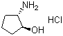 structure of CAS# 225791-13-9, 顺式-(1S,2R)-2-氨基环戊醇盐酸盐