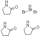 structure of CAS# 22580-55-8, 三溴化氢与 2-吡咯烷酮的化合物 (1:3)