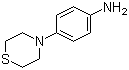 structure of CAS# 22589-35-1, 4-(Thiomorpholin-4-yl)aniline