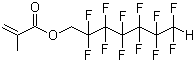structure of CAS# 2261-99-6, 甲基丙烯酸十二氟庚酯