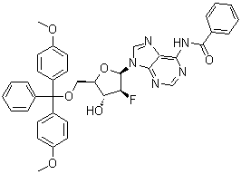 CAS 登录号：226415-08-3, N-[9-[5-O-[双(4-甲氧基苯基)苯基甲基]-2-脱氧-2-氟-beta-D-呋喃阿拉伯糖基]-9H-嘌呤-6-基]苯甲酰胺