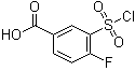 structure of CAS# 2267-40-5, 3-氯磺酰基-4-氟苯甲酸