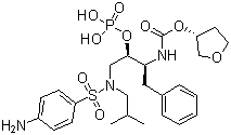 structure of CAS# 226700-79-4, 福沙那韦