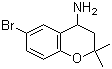 structure of CAS# 226922-92-5, 4-氨基-6-溴-3,4-二氢-2,2-二甲基-2H-1-苯并吡喃