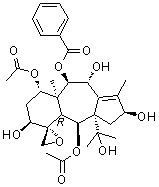CAS # 227011-48-5, 2alpha,7beta-Diacetoxy-9alpha-benzoyloxy-5alpha,10beta,13alpha,15-tetrahydroxy-4beta(20)-epoxy-11(15→1)abeotax-11-ene