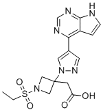 structure of CAS# 2271228-52-3, Baricitinib Acetic Acid Impurity