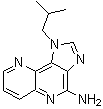 CAS 登录号：227318-71-0, 1-(2-甲基丙基)-1H-咪唑并[4,5-c][1,5]萘啶-4-胺