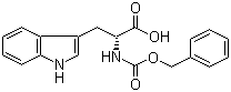 structure of CAS# 2279-15-4, N-苄氧羰基-D-色氨酸