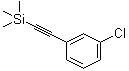 structure of CAS# 227936-62-1, [(3-氯苯基)乙炔基]三甲基硅烷