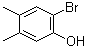 structure of CAS# 22802-39-7, 2-溴-4,5-二甲基苯酚