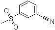 structure of CAS# 22821-75-6, 3-(甲基磺酰基)苯甲腈