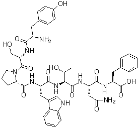 CAS # 228544-21-6, L-Tyrosyl-L-seryl-L-prolyl-L-tryptophyl-L-threonyl-L-asparaginyl-L-phenylalanine