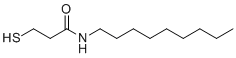 structure of CAS# 228716-16-3, N-壬基-3-巯基丙酰胺