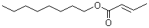 CAS # 22874-79-9, 2-Butenoic acid octyl ester, Crotonic acid octyl ester, NSC 67892