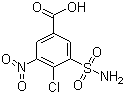 CAS # 22892-96-2, 4-Chloro-3-nitro-5-sulphamoylbenzoic acid
