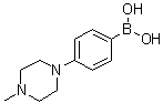 structure of CAS# 229009-40-9, 4-(4-Methylpiperazino)benzeneboronic acid