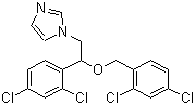 咪康唑分子结构 (CAS 22916-47-8)