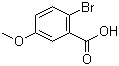 CAS 登录号：22921-68-2, 2-溴-5-甲氧基苯甲酸