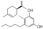 CAS # 22972-55-0, 4-[(1R,6R)-3-Methyl-6-(1-methylethenyl)-2-cyclohexen-1-yl]-5-pentyl-1,3-benzenediol, Abnormal Cannabidiol