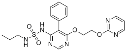CAS # 2300968-85-6, Macitentan Impurity 39, N-[5-phenyl-6-[2-(2-pyrimidinyloxy)ethoxy]-4-pyrimidinyl]-N'-propyl-Sulfamide