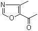 1-(4-甲基恶唑-5-基)乙酮分子结构 (CAS 23012-19-3)